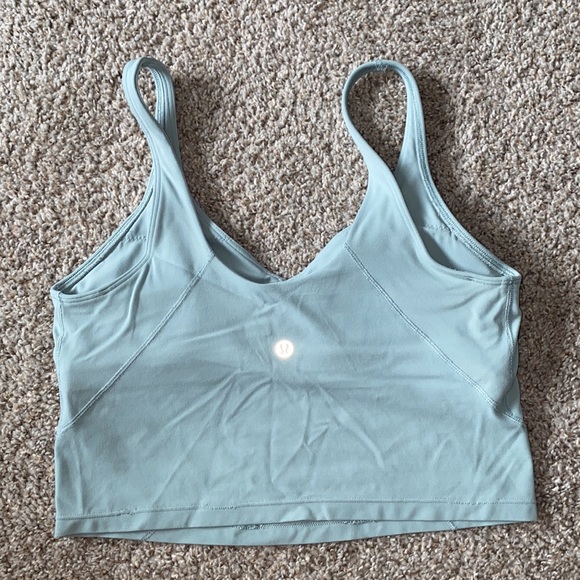 Lululemon Align Crop Tank Silver Blue - Picture 2 of 4